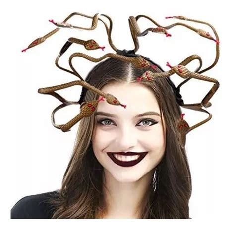 Diademas Medusa Serpiente Halloween Diadema Disfraz Medusa Cuotas Sin