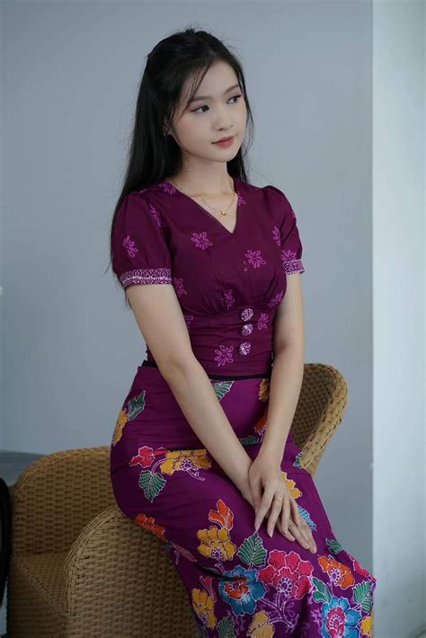 👸 𝐇𝐧𝐢𝐧 𝐎𝐨 𝐖𝐚𝐢 𝐖𝐚𝐢 🇲🇲 Myanmar Dress Design Myanmar Traditional Dress