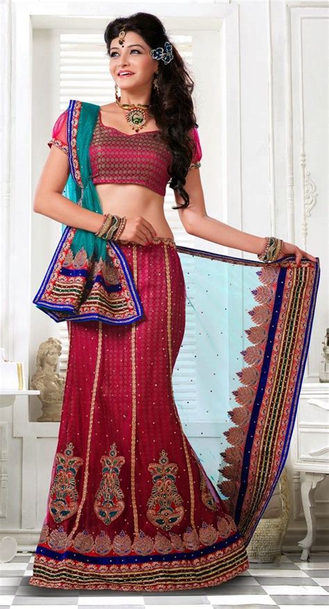 Attractive Dark Red Wine Lehenga Choli Chaniya Choli Wedding Chaniya