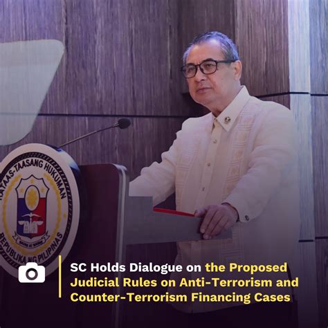 Sc Holds Dialogue On The Proposed Judicial Rules On Anti Terrorism And