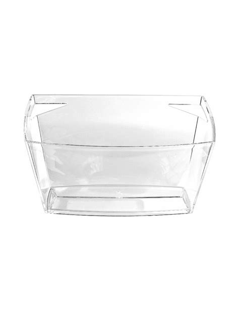 Cubitera Transparente rectangular 10Lt 6 8 botellas Arte Líquido