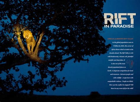 November Issue Of National Geographic Albertine Rift Joel Sartore