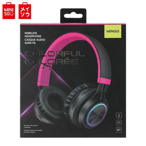 Miniso Wireless Headphones Foldable Fashionable Shopee Philippines