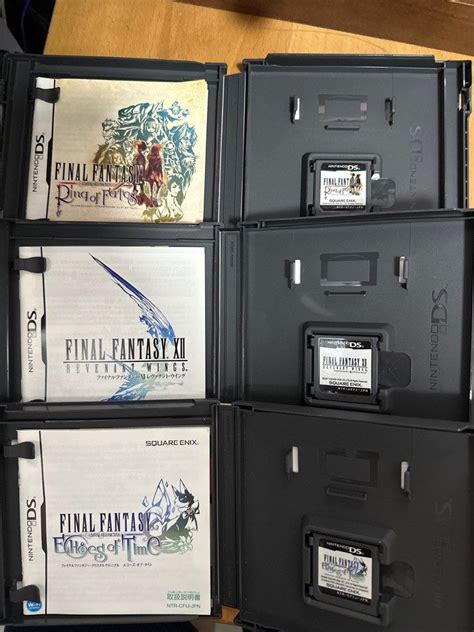 Final Fantasy 最終幻想 遊戲 PS playstation NDS GBA 興趣及遊戲 玩具 遊戲類 Carousell