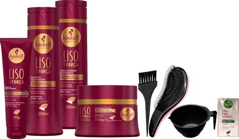 Kit Haskell Liso For A Completo Ml Kit Presente