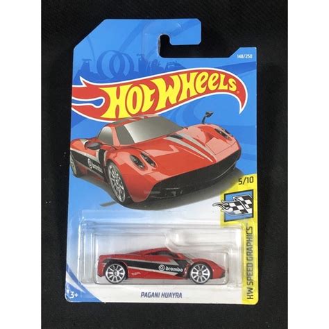 風火輪 hot wheels 2017 帕加尼 pagani 風神 huayra brembo 紅色普卡 蝦皮購物
