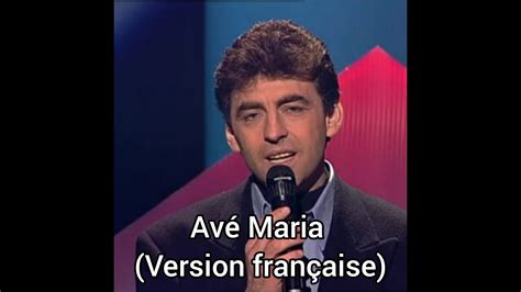 Hommage Claude Barzotti Avé Maria version française vidéo