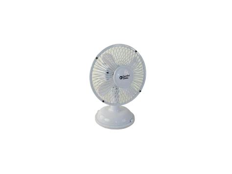 Comfort Zone Cz Usbwt White Mini Oscillating Desk Fan Powered By Usb