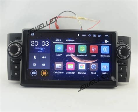 7 Quad Core Android 9 0 Car GPS Radio Navigation For Fiat Grande Punto