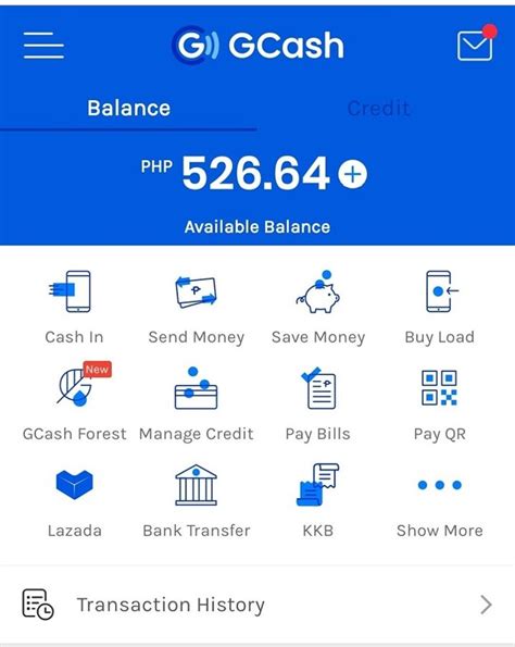 Globe SIM GCash Guide GCash Dashboard