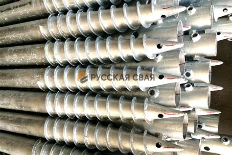 Чем хороши винтовые сваи типа ШУРУП - Русская свая