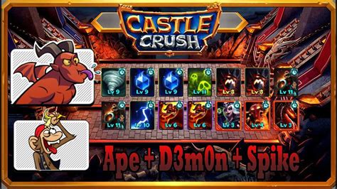 Ape Pirate D3m0n Spike Statue Gameplay Castle Crush YouTube