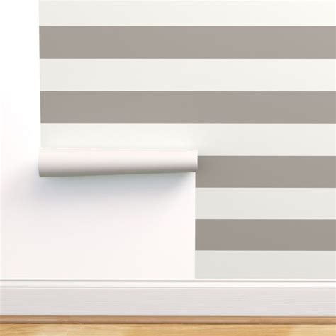 Canopy Stripe In Cashmere Wallpaper Striped Wallpaper Removable Wallpaper Peel And Stick