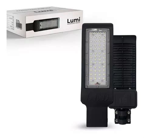 Luminária Super Led Pétala 100w Lumi Iluminação Pública Poste Prova