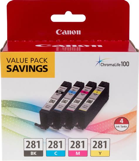 Canon Cli Pack Standard Capacity Black Cyan Magenta Yellow Ink