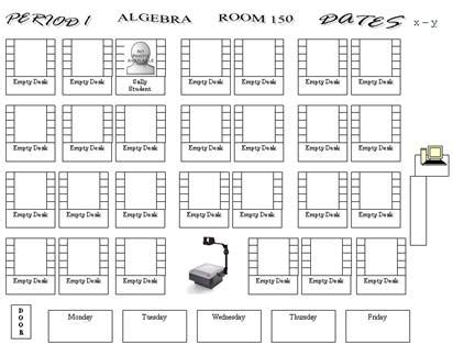 Seating Chart Excel Template Database