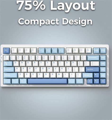 MCHOSE G Pro Mechanical Keyboard Matcha Latte Switch Gasket Mount Hot Swappable Cherry