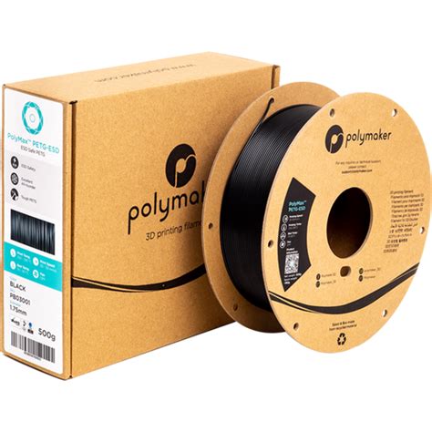 Polymaker PolyMax Tough PETG ESD Black 3DJake International