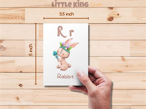 Animal Alphabet Flashcards With Pictures, Cute Animal Flashcards ...