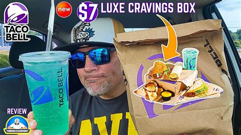 Taco Bell® 7 Luxe Cravings Box Review 🌮🔔 Is This The Best Deal In