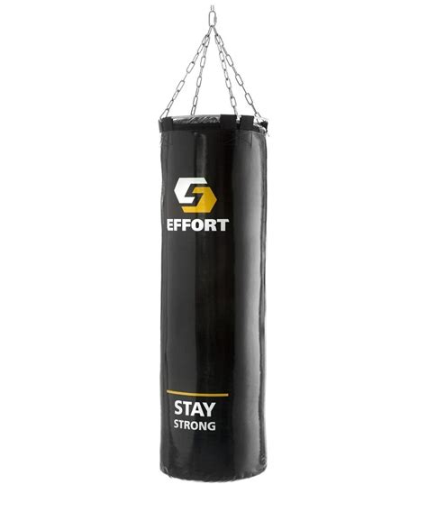 Груша боксерская Effort PRO 60 кг на цепи взрослая подвесная для бокса ...