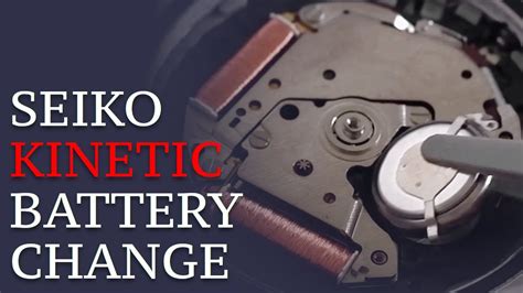 Seiko Kinetic Battery Replacement How To Change The Capacitor In A