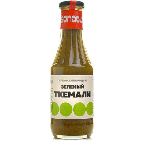 Соус Ткемали GEO Natura 530г зеленый купить за 300 руб. с доставкой на ...