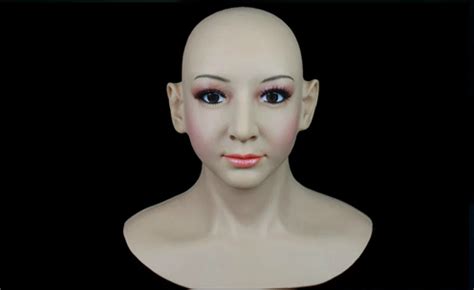 [sf 13] Top Quality Full Head Real Face Mask Cosplay Female Realistic