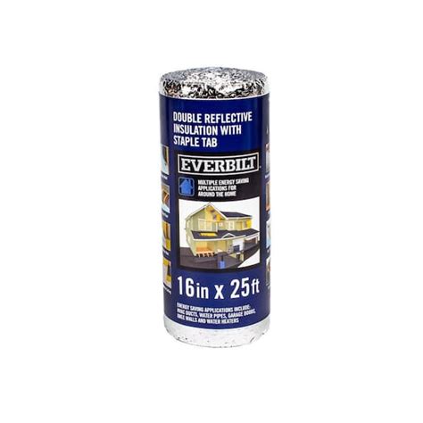 Everbilt In X Ft Double Reflective Insulation Staple Tab X Ri Se