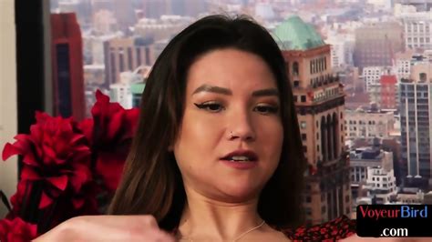 CFNM Voyeur British Babe Teases Black Guy Who Jerks Cock