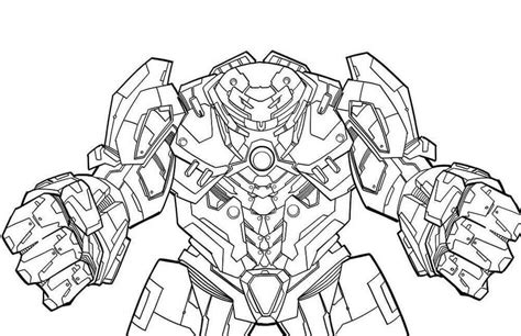 Traje De Hulkbuster Para Colorear Imprimir E Dibujar ColoringOnly