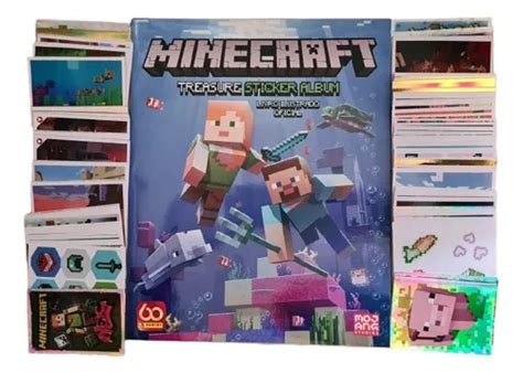 Minecraft Álbum De Figurinhas Completo S colar Frete grátis