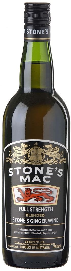 Stones Mac Ginger Wine 750ml - Ginger Wine - Amatos Liquor Mart | Shop