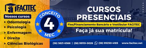 Facitec Faculdade De Ci Ncias E Tecnologia De Jana Ba Facitec