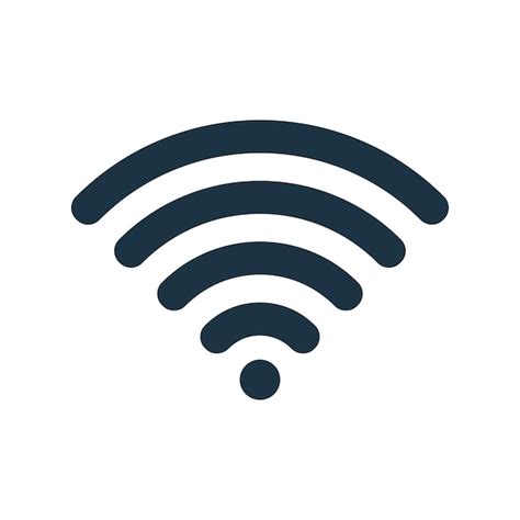 El icono de señal Wi Fi de punto de acceso a Internet Gráficos