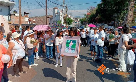 Dan último adiós a Camila la pequeña secuestrada y asesinada en Taxco