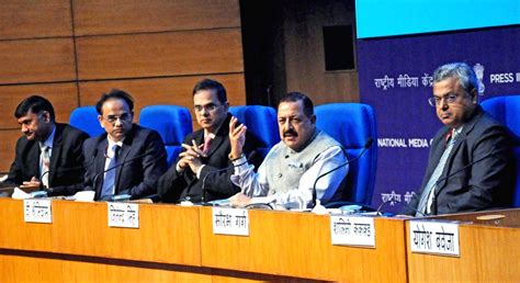 Union Minister For DOPT Dr Jitendra Singh Addresses A Press Conference