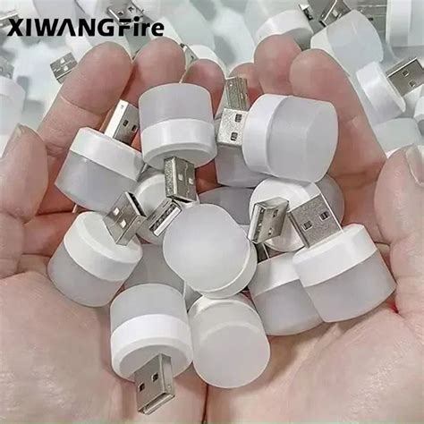 XIWANGFIRE Mini Lâmpada Noturna LED Branca Quente De Leitura Portátil