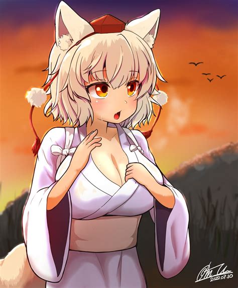 東方「🍁🐺☀️ 東方project 犬走椛 」まるのうちc100土曜東 I 34aのイラスト