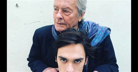 Alain Fabien Delon Avec Son P Re Alain Delon Purepeople