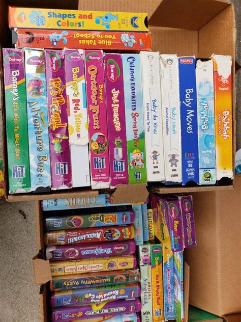 Wiggles Barney Vhs Lot Tapes