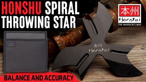 Razor Sharp And Rock Solid Honshu Spiral Throwing Star Youtube