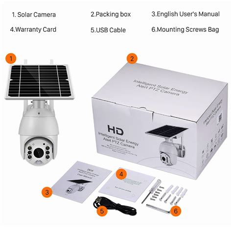 Intelligent Solar Energy Alert Ptz Camera Waterproof Wifi No