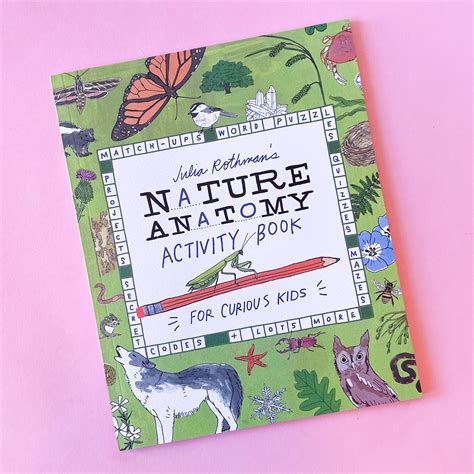 Julia Rothmans Nature Anatomy Activity Book Match Ups Word Puzzles