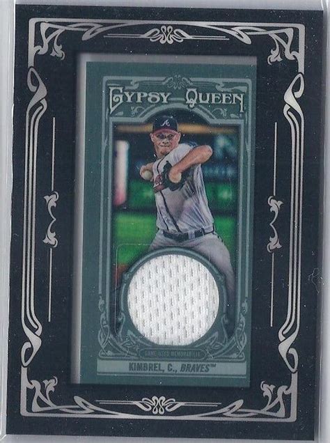 Topps Gypsy Queen Framed Mini Relic Card Gqmr Cki Craig Kimbrel