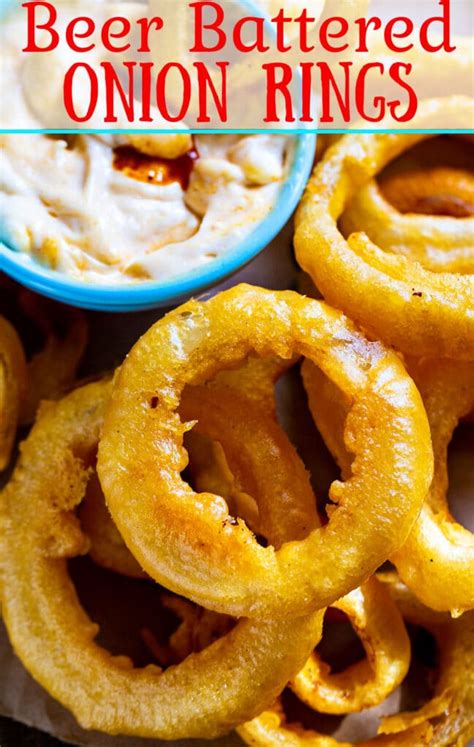 Beer Battered Onion Rings - Spicy Southern Kitchen