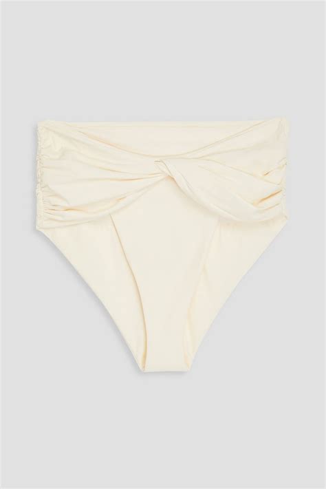 MAGDA BUTRYM Twisted Mid Rise Bikini Briefs THE OUTNET