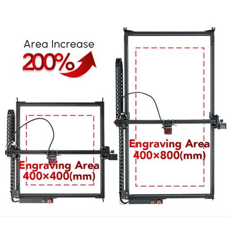 Laser Master 2 Pro S2 Extension Kit Y-Axis Engraving Area Expansion