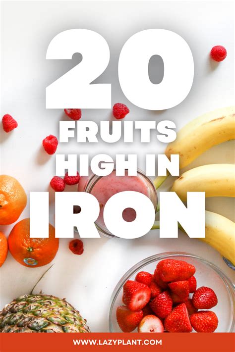 A List Of Common Fruits High In Iron In 2024 Fruits High In Iron