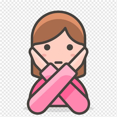 Mujer Gesticulando No Streamline Emoji Icon Png Pngwing